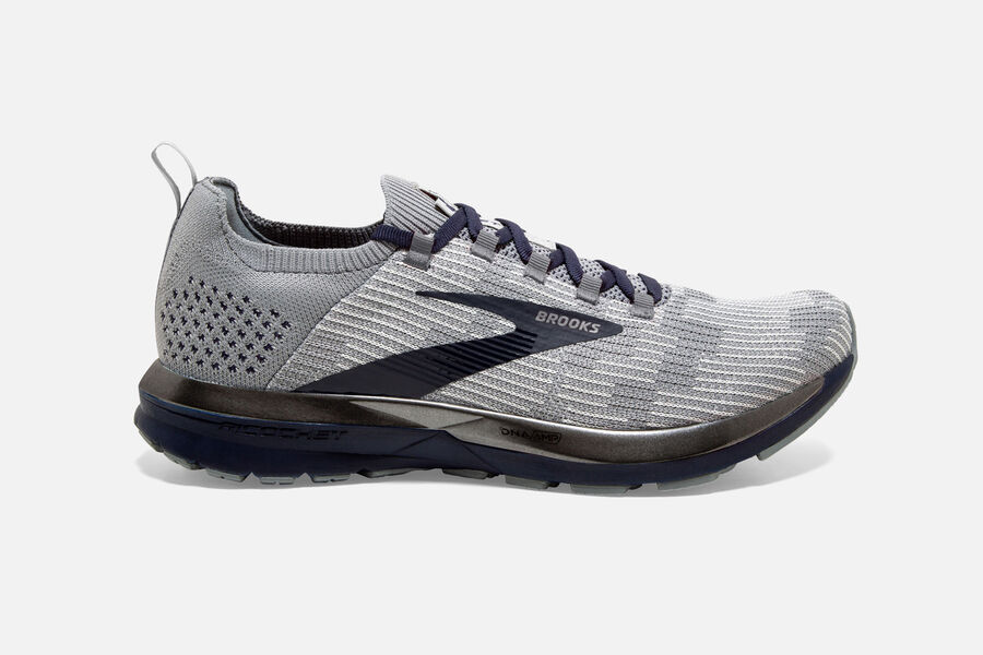 Zapatillas Running Brooks Ricochet 2 Hombre Gris/Azul Marino Baratas DKUG69574